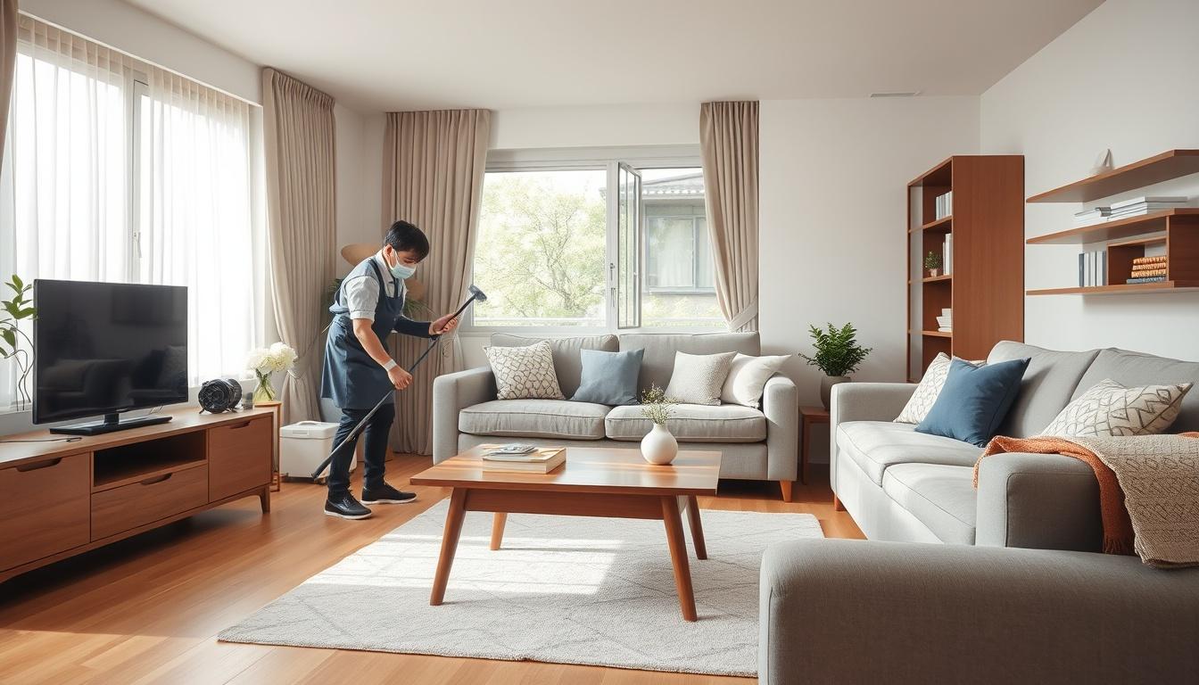 Regular home cleaning in Sapporo